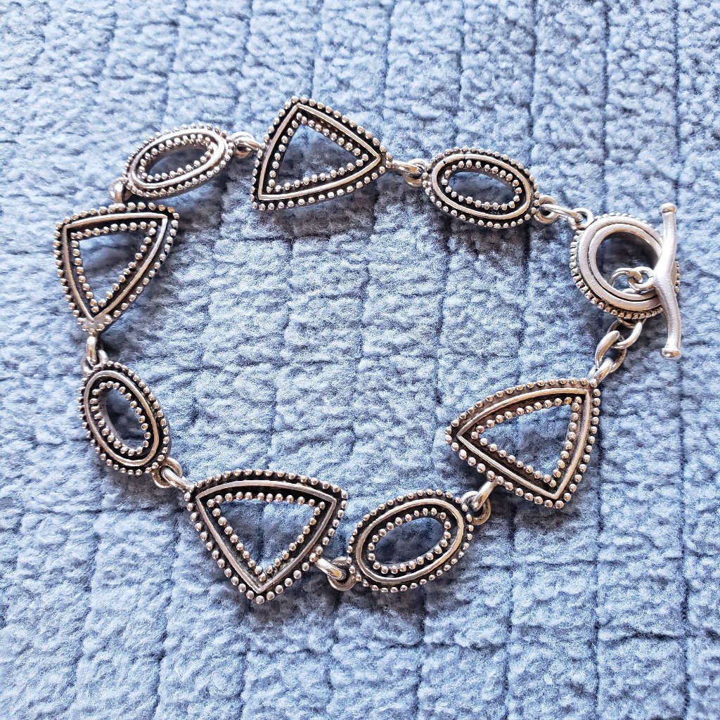 Silver Toggle Bracelet